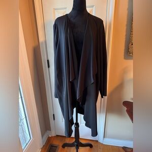 Nine West Black Duster Style Cardigan